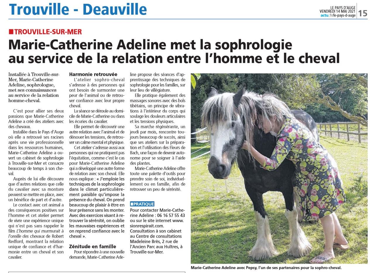 article sophro-cheval