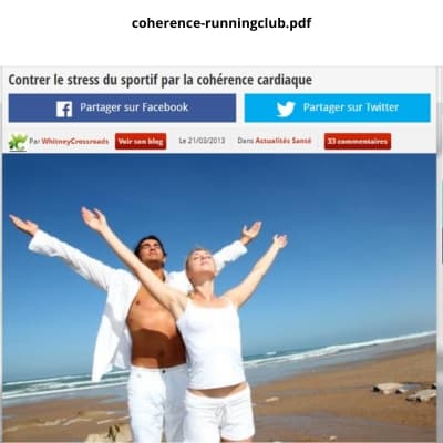 article de presse la cohérence cardiaque contre le stress du sportif