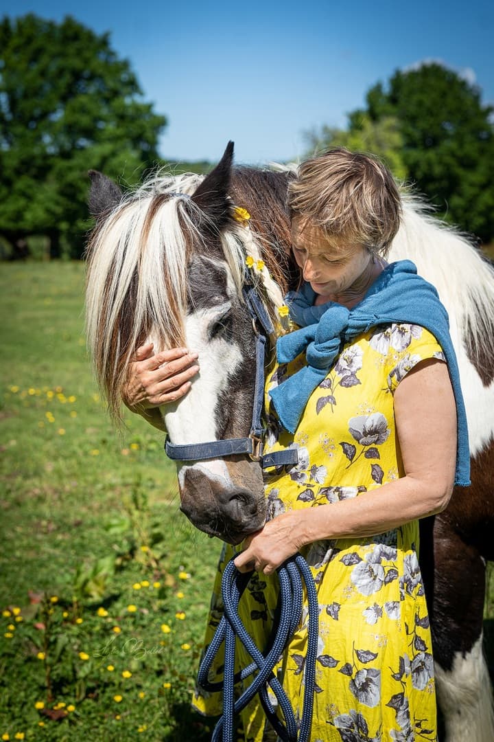 le lien entre Marie-Catherine et son cheval Pepsy